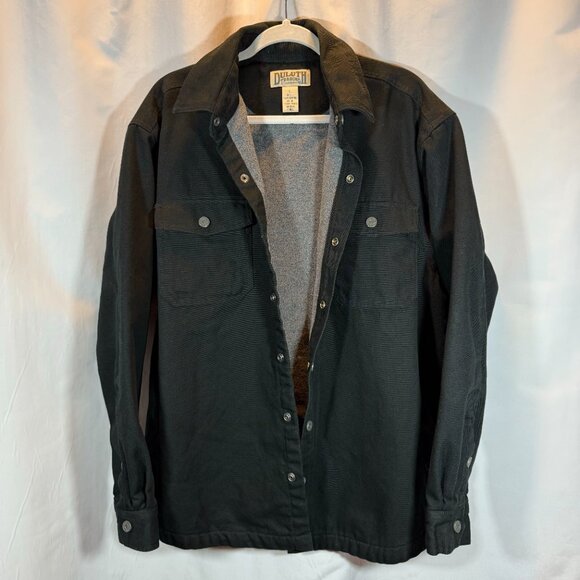 Duluth Trading Co. Shirt Jac – Men’s Large (Black, Lined, Like New) - Picture 1 of 8